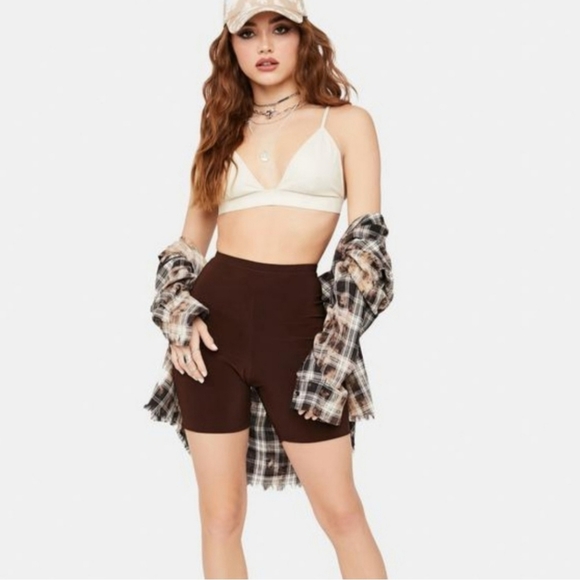 Free People Intimates Katrina Leather Bralette Size‎ XS NWT